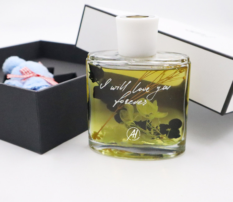 Aroma Reed Difüzör 180ml Kare Şişe Beyaz Kutulu Lüks Hediyelik Set