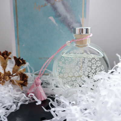 Aroma Reed Difüzör 130ml Pembe Düğümlü ve Sert Kutulu Lüks Hediye Seti