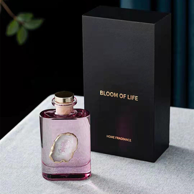 Aroma Reed Difüzör 180ml Kahverengi Beyaz Kabuk Dekorasyonlu Lüks Hediye Seti