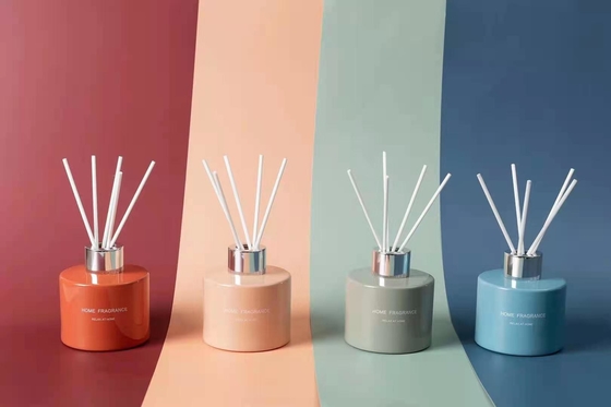 Aroma Reed Difüzör Renkli Hediye Seti 120ml CMYK Kutulu Lüks Parfüm