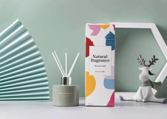 Aroma Reed Difüzör Renkli Hediye Seti 120ml CMYK Kutulu Lüks Parfüm
