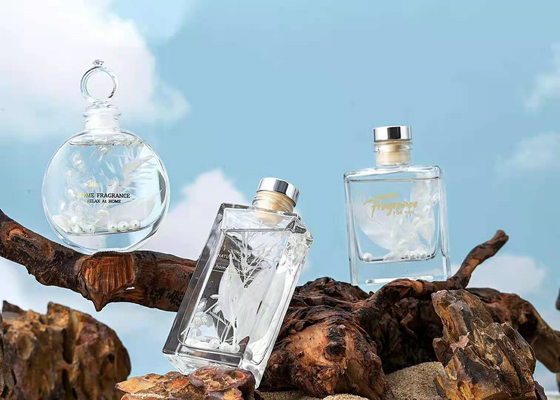 Aroma Kamış Difüzör 150ml Kare Parfüm Kurutulmuş Çiçek ile Lüks Hediye Seti