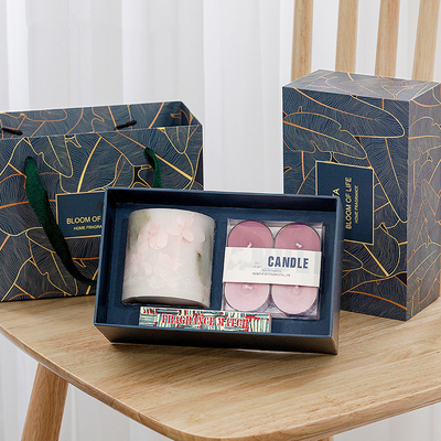 4pk Dekoratif Banyo Tealight Difüzör Mum Seti Ev Kokusu Hediye Seti