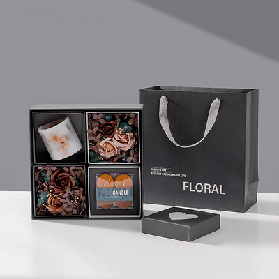 4pk Dekoratif Banyo Tealight Difüzör Mum Seti Ev Kokusu Hediye Seti