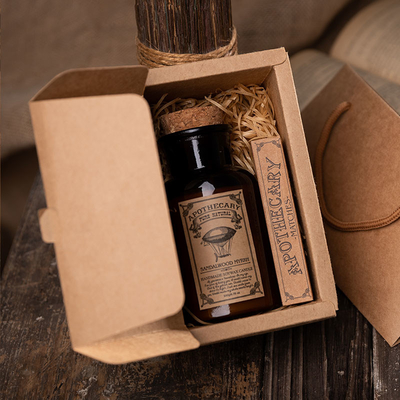 Retro Şişe Mantar Kokulu Aroma Terapi Mumları Nane Ve Okaliptüs Mumu
