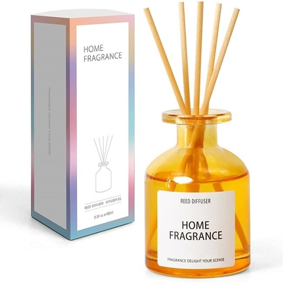 Renkli 120ml Ev Yapımı Esansiyel Yağ Kamış Difüzör Deniz Tuzu aroması