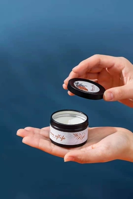 Aroma Kokulu Woodwick Teneke Kutu Mum Altın Siyah Seyahat İçin