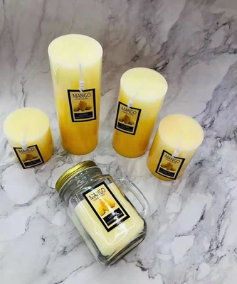 3.5oz 4.5oz El Yapımı Soya Mumları Stres Giderici Sütun Kokulu Mumlar