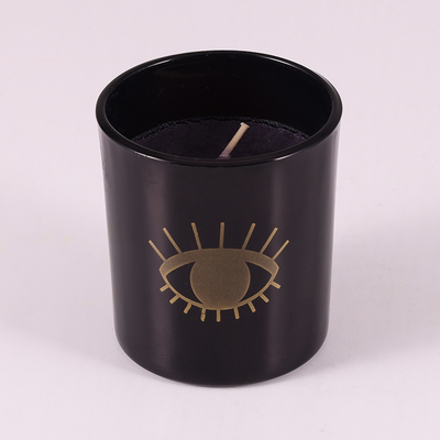 Aroma Home Vanilya Fasulyesi Soya Balmumu Cam Kavanoz Kokulu Mum Siyah 8oz