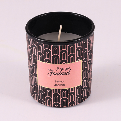 Aroma Home Vanilya Fasulyesi Soya Balmumu Cam Kavanoz Kokulu Mum Siyah 8oz