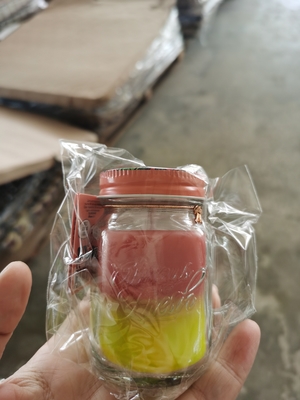 Aroma Ev Soya Balmumu Sevimli Mason Kavanoz Saplı Özel Kokulu Mum