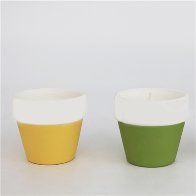Aroma Home Odm Kokulu Soya Balmumu Seramik Mum Kavanozları 2 Oz