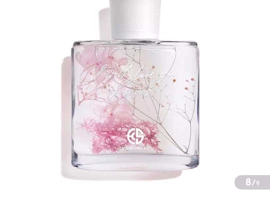 Oda Parfüm Aroma Kamış Difüzör Kuru Çiçekler Dekorasyonlu 100ml