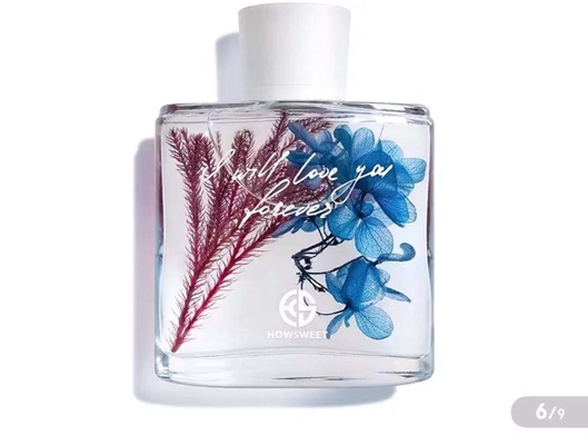 Oda Parfüm Aroma Kamış Difüzör Kuru Çiçekler Dekorasyonlu 100ml