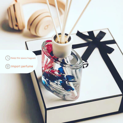 Oda Parfüm Aroma Kamış Difüzör Kuru Çiçekler Dekorasyonlu 100ml