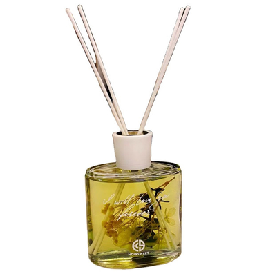 Oda Parfüm Aroma Kamış Difüzör Kuru Çiçekler Dekorasyonlu 100ml